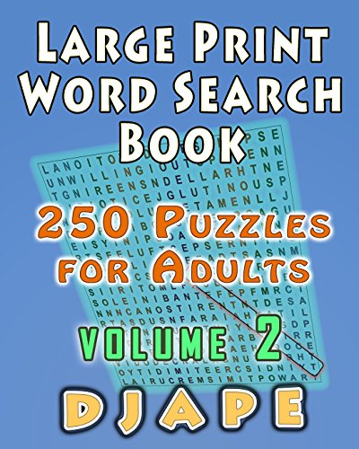 Large Print Word Search Book: 250 Puzzles for Adults (Word Search Books for Adults, Band 2)