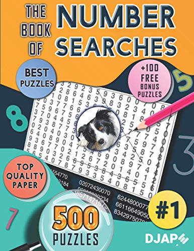 The Book of Number Searches: 500 puzzles (Number Searches Books, Band 11) von Independently published