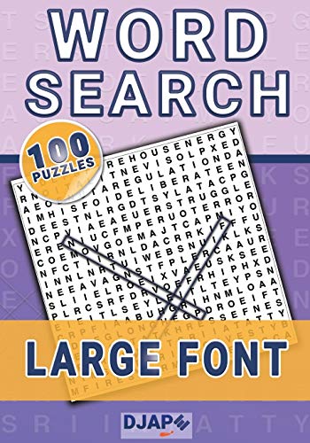 Word Search: 100 puzzles in large font! (Word Search Books for Adults, Band 1)