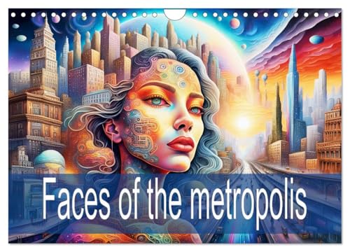 Faces of the metropolis (Wall Calendar 2025 DIN A4 Landscape), CALVENDO 12 Month Wall Calendar