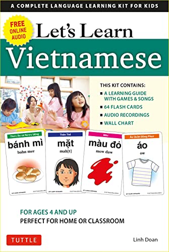 Let's Learn Vietnamese Kit: A Complete Language Learning Kit for Kids: A Complete Language Learning Kit for Kids (64 Flash Cards, Free Online Audio, Games & Songs, Learning Guide and Wall Chart)