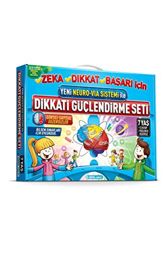 Dikkati Güçlendirme Seti 7 Yaş 1. Sınıf Yeni Neuro Via Sistemi İle (3 Kitap Takım)