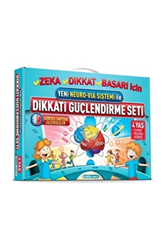 Yeni Neuro-Vıa Sistemi ile Dikkati Güçlendirme Seti (4 Yaş) (3 Kitap)