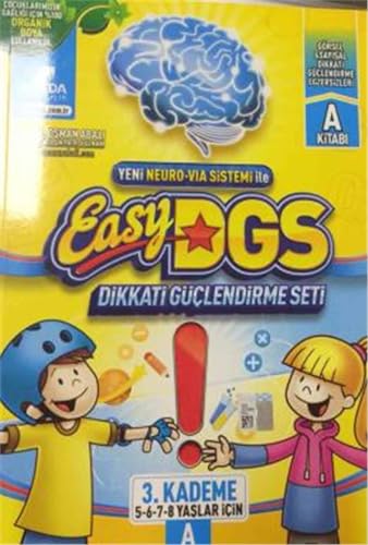 Easy DGS Dikkati Güçlendirme Seti 3. Kademe 5-6-7-8 Yaş A
