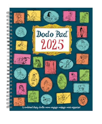 Dodo Pad Original Desk Diary 2025 - Week to View, Calendar Year Diary: A Diary-Organiser-Planner Book with space for up to 5 people/appointments/activities. UK made, sustainable, plastic free