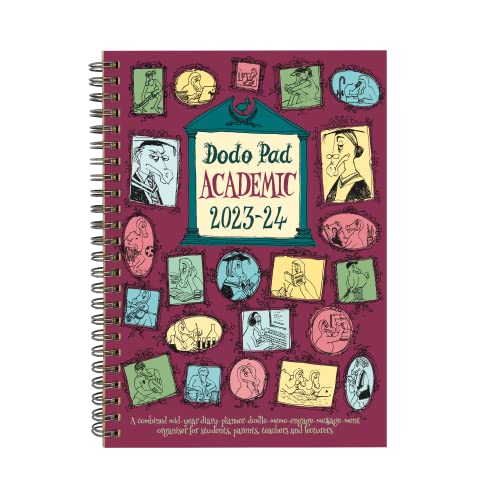 The Dodo Pad Academic A5 Diary 2023-2024 - Mid Year / Academic Year Week to View Diary: A combined doodle-memo-message-engagement-calendar-organiser-planner for students, parents, teachers & scholars von Dodo Pad Ltd