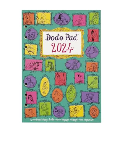 The Dodo Pad Filofax-Compatible 2024 A5 Refill Diary - Week to View Calendar Year: A loose leaf Diary-Organiser-Planner for up to 5 people/activities. UK made, Sustainable, Plastic Free
