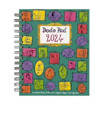 The Dodo Pad Mini / Pocket Diary 2024 - Week to View Calendar Year: A Portable Diary-Organiser-Planner Book with space for up to 5 people/appointments/activities. UK made, sustainable, plastic free von Dodo Pad Ltd