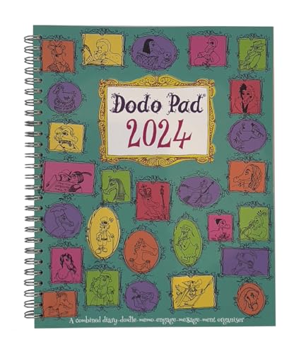 The Dodo Pad Original Desk Diary 2024 - Week to View, Calendar Year Diary: A Diary-Organiser-Planner Book with space for up to 5 people/appointments/activities. UK made, sustainable, plastic free