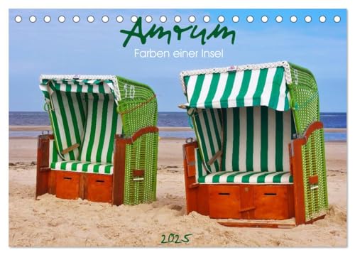 Amrum - Farben einer Insel (Tischkalender 2025 DIN A5 quer), CALVENDO Monatskalender: Fotografien aus Natur und Landschaft der Nordseeinsel Amrum von CALVENDO