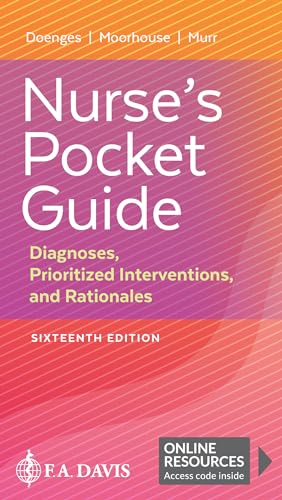 Nurse's Pocket Guide: Diagnoses, Prioritized Interventions, and Rationales von F.A. Davis Company