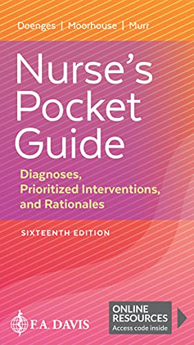 Nurse's Pocket Guide: Diagnoses, Prioritized Interventions, and Rationales von F. A. Davis Company