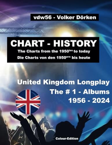 CHART-HISTORY The # 1 - Hits UK Albums 1956 - 2024 col (EL.001.col): Alle Spitzenreiter aus den UK-Album-Charts vom Start Juli 1956 bis heute von Independently published