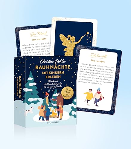 Rauhnächte mit Kindern erleben: 48 magische Inspirationskarten mit Begleitheft - Rituale und Achtsamkeitsimpulse für die ganze Familie Rauhnächte mit Kindern erleben: 48 magische Inspirationskarten mit Begleitheft - Rituale und Achtsamkeitsimpulse für die ganze Familie