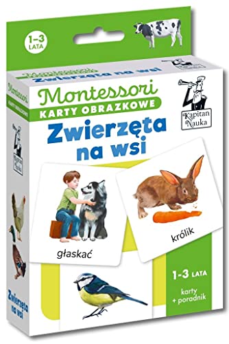 Montessori Karty obrazkowe Zwierzęta na wsi (1-3 lata) Kapitan Nauka von Edgard