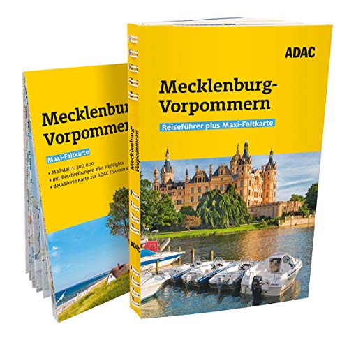 ADAC Reiseführer plus Mecklenburg-Vorpommern: Mit Maxi-Faltkarte und praktischer Spiralbindung