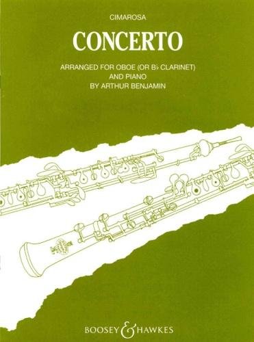 Concerto for oboe and strings : for oboe and piano