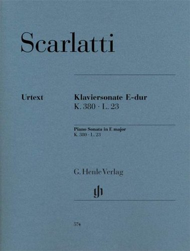 Klaviersonate E-dur K. 380 L. 23: Besetzung: Klavier zu zwei Händen (G. Henle Urtext-Ausgabe) von G. Henle Verlag