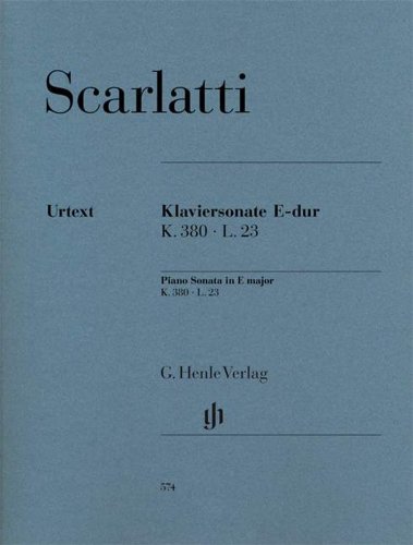Klaviersonate E-dur K. 380 L. 23: Besetzung: Klavier zu zwei Händen (G. Henle Urtext-Ausgabe) Klaviersonate E-dur K. 380 L. 23: Besetzung: Klavier zu zwei Händen (G. Henle Urtext-Ausgabe)