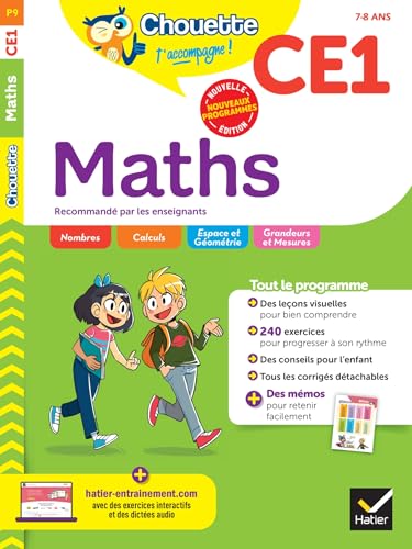 Chouette - Maths CE1: cahier d'entraînement recommandé par les enseignants von HATIER