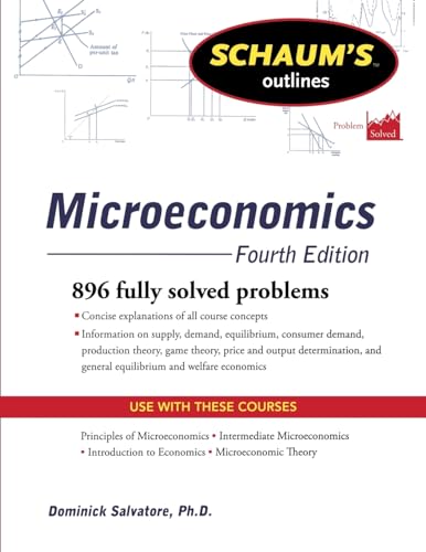 Schaum's Outline of Microeconomics, Fourth Edition (Schaum's Outlines) von McGraw-Hill Education