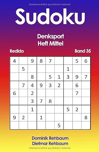 Redido Sudoku Heft mittel | Denksport | Band 35 von Independently published