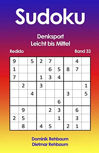 Redido Sudoku Leicht bis Mittel | Denksport | Band 33