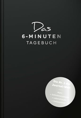 Das 6-Minuten-Tagebuch (schwarz): Das Original