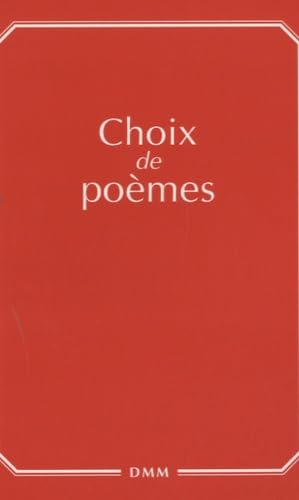 Choix de Poemes von MARTIN MORIN
