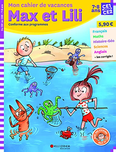 Mon cahier de vacances Max et Lili CE1-CE2