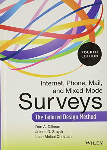 Internet, Phone, Mail, and Mixed-Mode Surveys: The Tailored Design Method