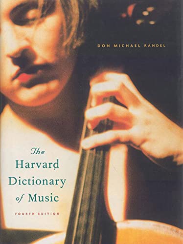The Harvard Dictionary of Music: Fourth Edition (Harvard University Press Reference Library) von Alfred Music