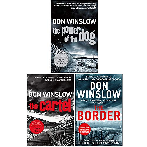 Don Winslow Power of the Dog Series Collection 3 Books Set (The Power of the Dog, The Cartel, The Border)