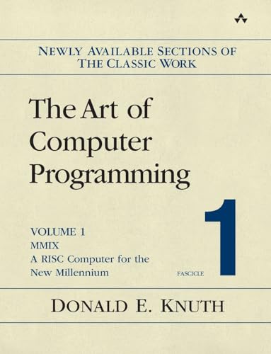 The Art of Computer Programming Vol.1 Fascicle 1. MMIX - A RISC Computer for the New Millennium von Addison-Wesley Professional