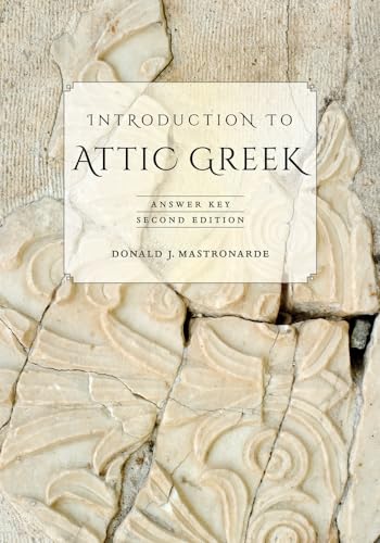 Introduction to Attic Greek: Answer Key von University of California Press