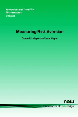 Measuring Risk Aversion (Foundations and Trends(r) in Microeconomics, Band 6) von Now Publishers Inc