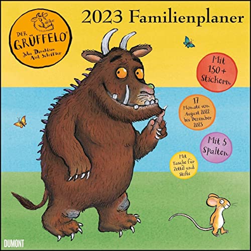Grüffelo 2023 Familienplaner - Familien-Timer - Termin-Planer - Kinder-Kalender - Familien-Kalender - 30x30 Grüffelo 2023 Familienplaner - Familien-Timer - Termin-Planer - Kinder-Kalender - Familien-Kalender - 30x30