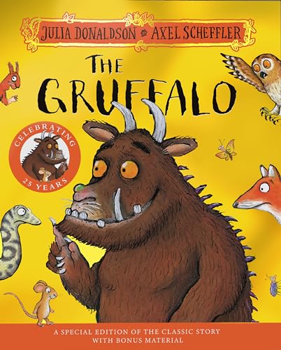 The Gruffalo 25th Anniversary Edition: with a shiny gold foil cover and fun Gruffalo activities to make and do!