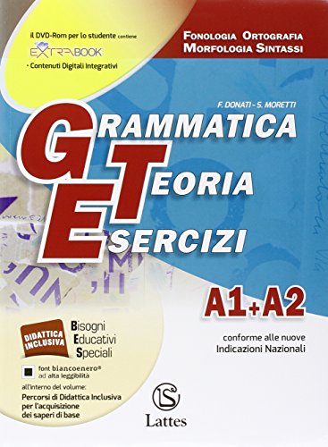 Grammatica teoria esercizi. Vol. A1-A2-B-C-D. Per la Scuola media. Con DVD-ROM. Con e-book. Con espansione online von Lattes