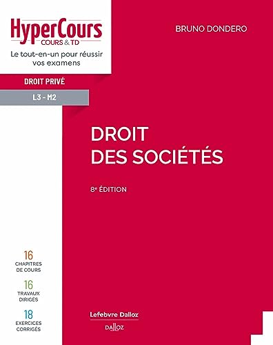 Droit des sociétés 8ed von DALLOZ