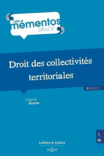 Droit des collectivités territoriales 5ed