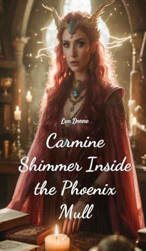 Carmine Shimmer Inside the Phoenix Mull von Swan Charm