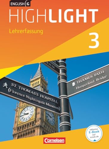 English G Highlight|NULL|Hauptschule|Band 3: 7. Schuljahr|NULL|NULL|Schulbuch - Lehrkräftefassung|Kartoniert English G Highlight|NULL|Hauptschule|Band 3: 7. Schuljahr|NULL|NULL|Schulbuch - Lehrkräftefassung|Kartoniert von Cornelsen Verlag