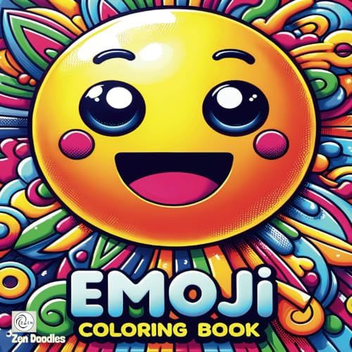 Emoji Coloring Book: 50 Fun Filled Pages Each Featuring a Popular Emoji with a Beautiful Pattern Background von Independently published
