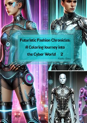 Futuristic Fashion Chronicles: A Coloring Journey into the Cyber World von Independently published