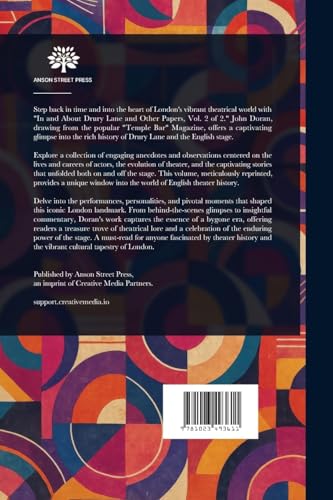 In and About Drury Lane, and Other Papers von Anson Street Press