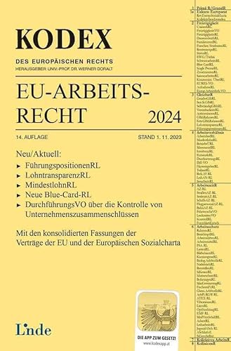 KODEX EU-Arbeitsrecht 2024 (Kodex des Internationalen Rechts)