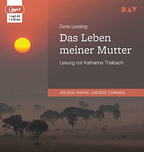 Das Leben meiner Mutter: Lesung mit Katharina Thalbach (1 mp3-CD) von Der Audio Verlag, Dav