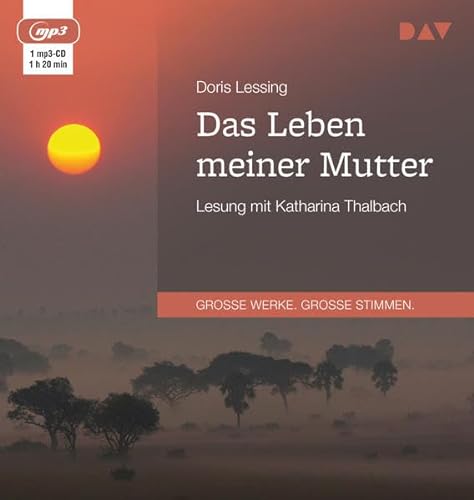 Das Leben meiner Mutter: Lesung mit Katharina Thalbach (1 mp3-CD) von Der Audio Verlag, Dav