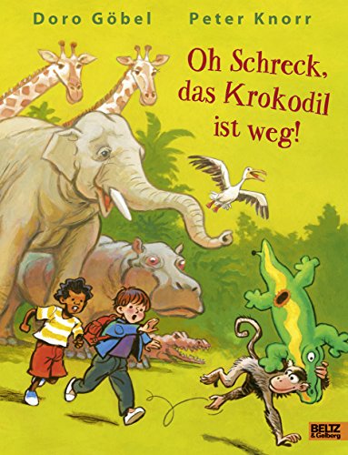 Oh Schreck, das Krokodil ist weg: vierfarbiges Bilderbuch